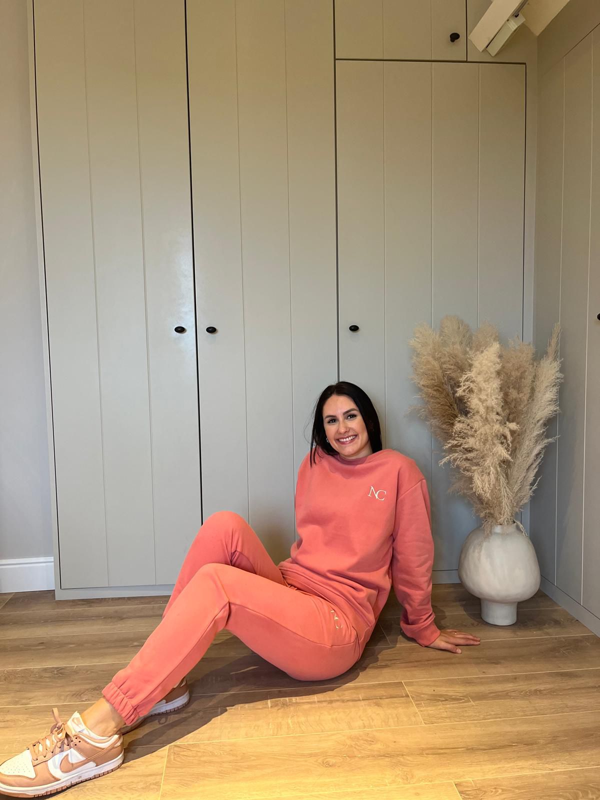 2 delige comfy set koraal